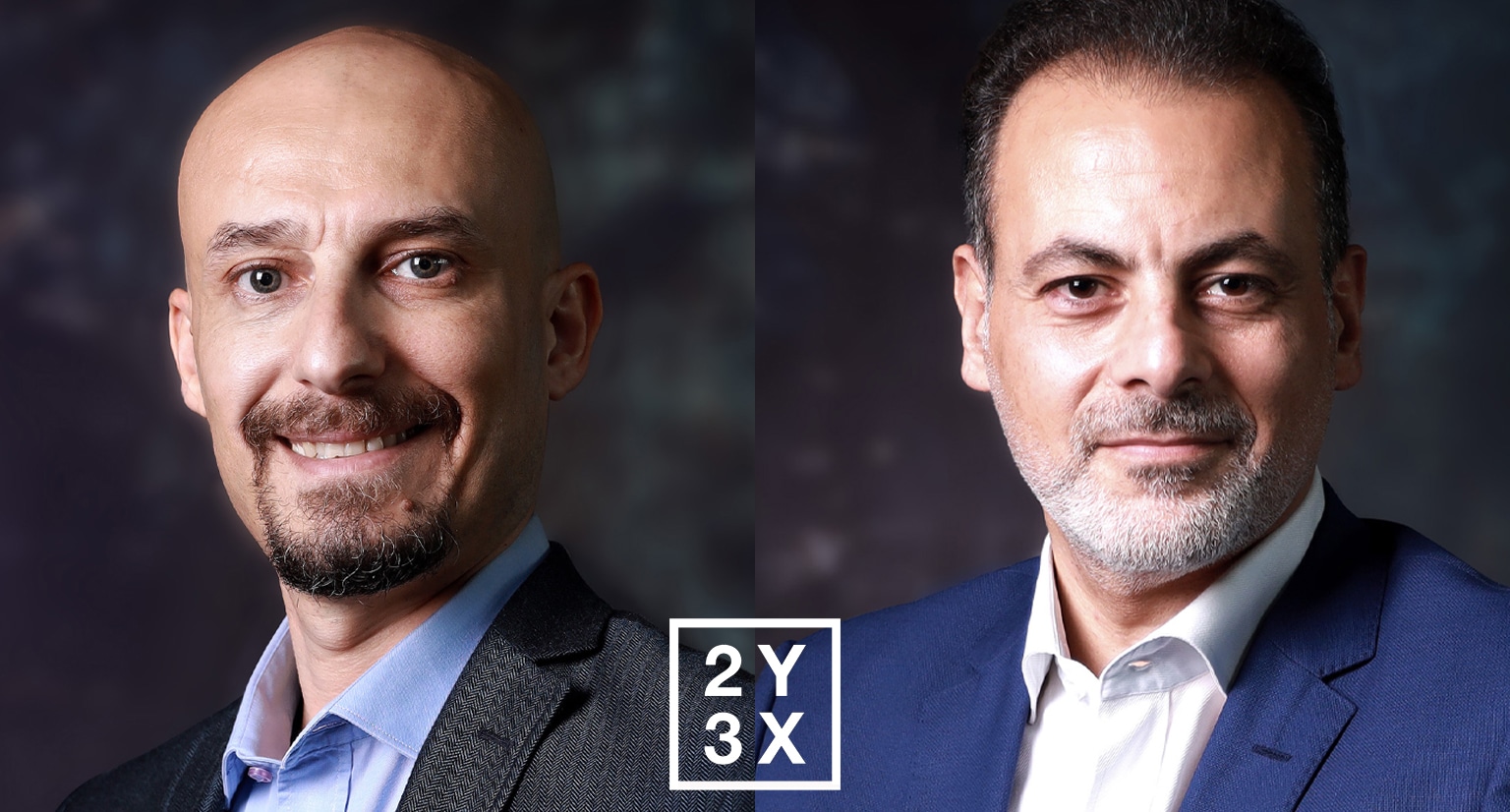 Left to right: Jihad Al Houwayek, Georges R. Chakar – 2Y3X programme Middle East and North Africa, GCC region